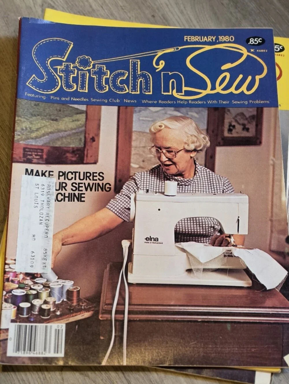 Vintage Stitch N Sew Magazine Lot 1979 1980 1981 Craft Sewing Patterns 6 Issues